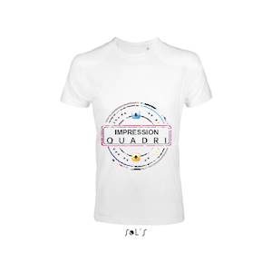 Finitions : Impression numérique quadri sur t-shirt blanc homme Sol's modèle Régent Fit. Avantages : L'impression numérique haute définition permet un rendu de couleur exceptionnel. Exemples d'utilisation : Vêtements de travail, évènementiels ... Con... 
